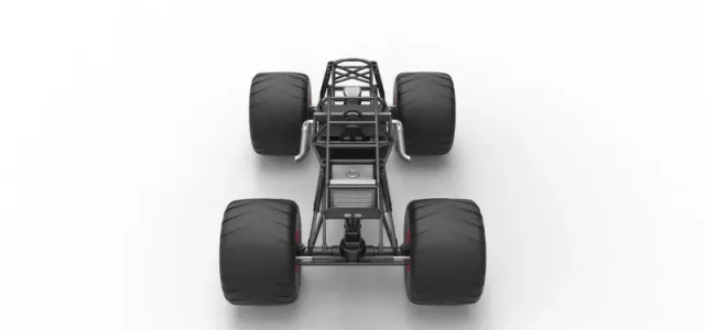 Diecast Monster truck base Version 2 Scale 1:25 — Фото 17 из 26