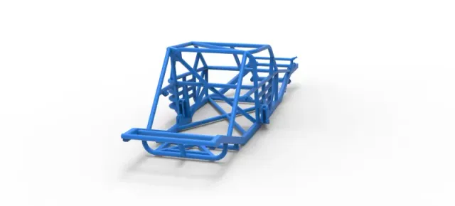 Frame of Vintage Asphalt Modified stock car Version 3 Scale 1:25 — Фото 14 из 20