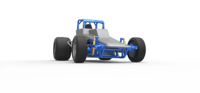 Vintage Sprint car Scale 1:25 — Фото 25 из 30