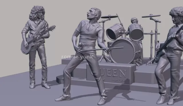 Freddie Mercury - Queen 3D printing — Image 8 of 12