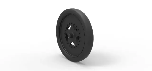 Diecast Front wheel from dragster — Фото 2 из 6