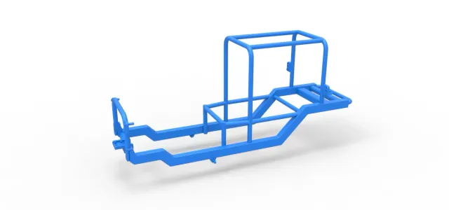 Frame of Vintage Supermodified stock car Scale 1:25 — Фото 12 из 12