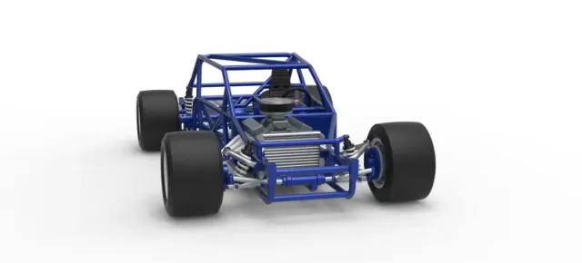 Vintage Asphalt Modified stock car Base V6 Scale 1:25 — Фото 26 из 30