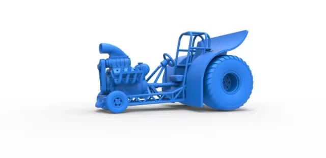 Diecast Mini Rod pulling tractor Scale 1 to 25 — Image 13 of 31