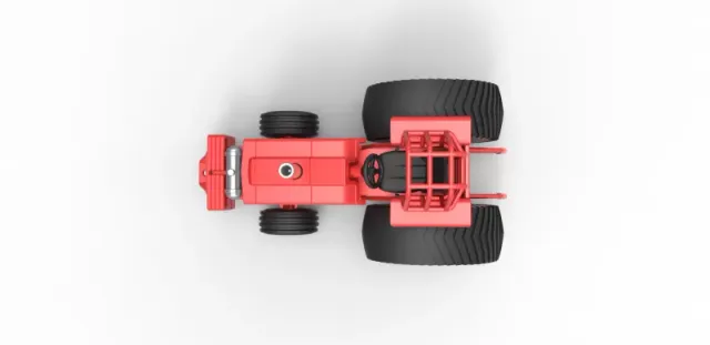 Fun short Pro Stock Pulling Tractor Version 1 Scale 1:25 — Фото 8 из 31