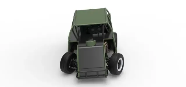 Mod Lite Race car while turning Version 2 Scale 1:25 — Фото 8 из 28
