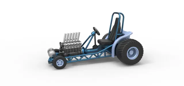 Diecast Mini Rod pulling tractor 9 Scale 1:25 — Image 31 of 31