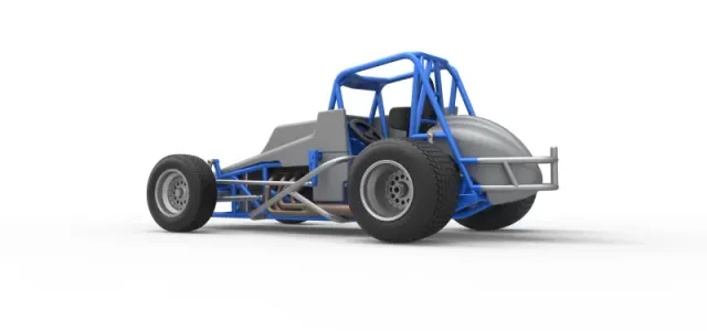 Vintage Sprint car Scale 1:25 — Фото 13 из 30