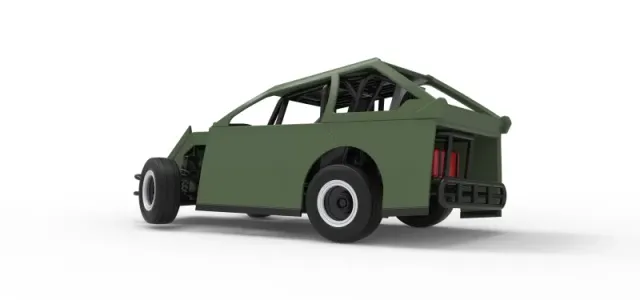 Mod Lite Race car while turning Version 2 Scale 1:25 — Фото 13 из 28