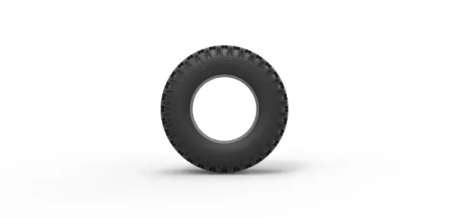 Diecast military Ural tire O-47A Scale 1 to 25 — Фото 5 из 8