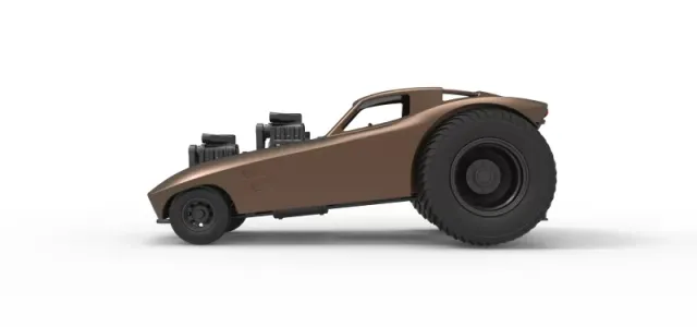 Diecast Pulling truck 2wd with Car shell Version 2 Scale 1:25 — Фото 9 из 26