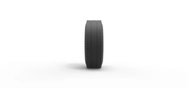 Whitewall rear tire of vintage dragster Version 4 Scale 1:25 — Фото 4 из 10