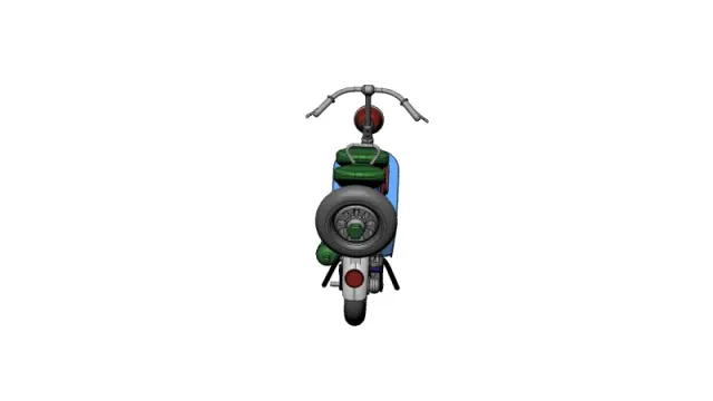 Lambretta motorcycle from the 1960s model — Фото 6 из 11