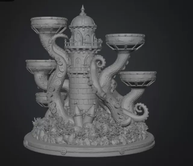 Kraken Citadel Organizer STL File for 3D Print — Фото 15 из 16