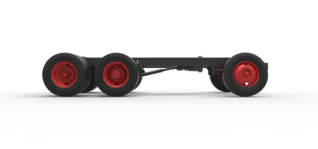 Chassis of Vintage GATR Racing Semi truck Scale 1:25 — Фото 15 из 23