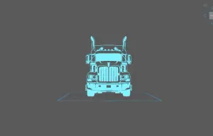 Truck - American Truck Wall Art