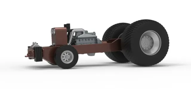 Pro Stock Pulling Tractor Base Scale 1:25 — Image 2 of 18