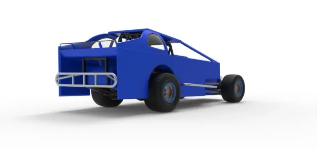 Northeast Dirt Modified stock car Version 2 Scale 1:25 — Фото 19 из 30