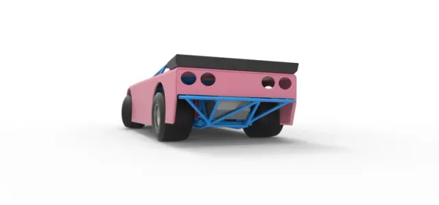 New Zealand Super Saloon race car while turning V2 Scale 1:25 — Фото 15 из 31