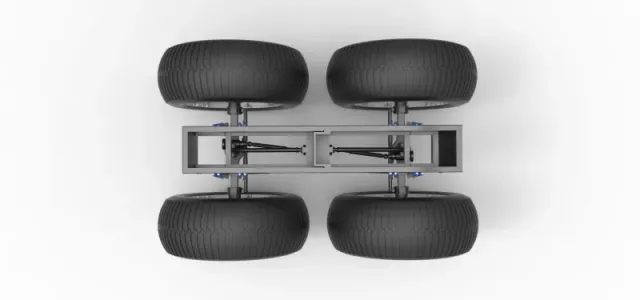 Diecast Chassis of vintage monster truck Scale 1:25 — Фото 11 из 29