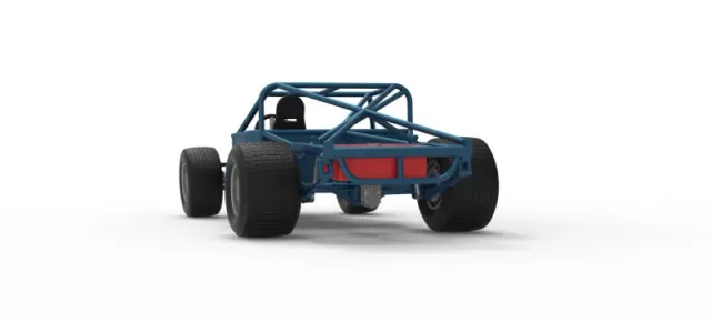 Vintage Dirt late model Race car Base Scale 1:25 — Фото 15 из 29