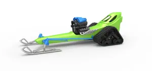 Front engine old school snow dragster Version 2 Scale 1:25