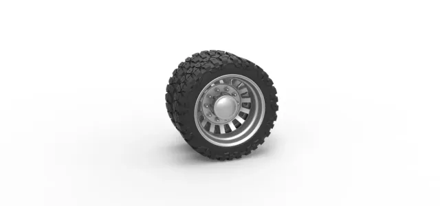 Diecast Rear semi wheel for pickup Version 16 Scale 1:25 — Фото 12 из 12