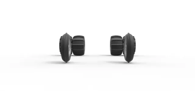 Wheel Set of water pumper Sand buggy Version 1 Scale 1:25 — Image 3 of 12