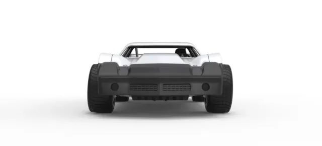 Vintage Dirt late model Race car Version 3 Scale 1:25 — Фото 7 из 29