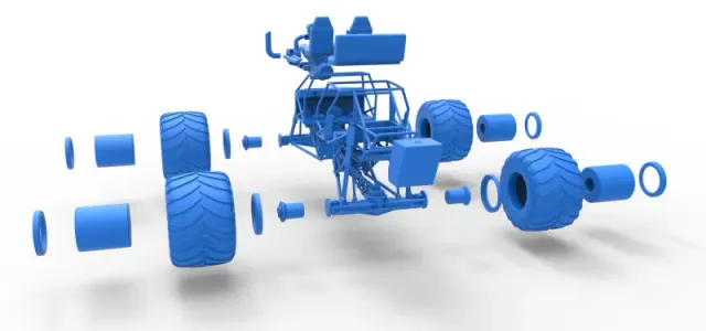 Monster truck base Version 3 Scale 1:25 — Image 25 of 26