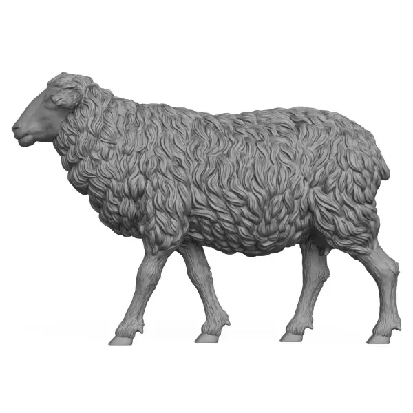 3D Printable Sheep Standing Pose — Фото 3 из 7