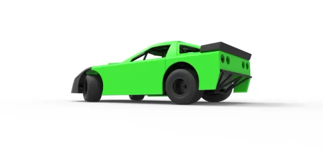 New Zealand Super Saloon race car while turning Scale 1:25 — Фото 13 из 31