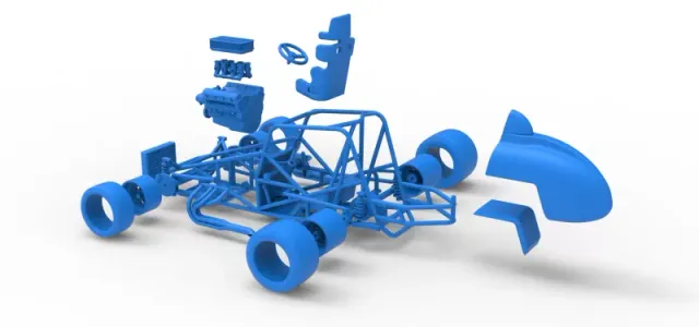 Pavement Silver Crown Car Base Version 3 Scale 1:25 — Image 29 of 29