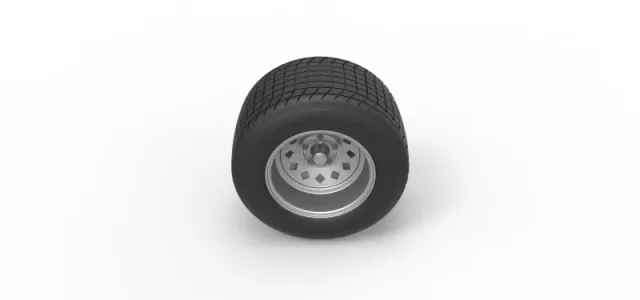 Wheel of Vintage Dirt race car V4 Scale 1:25 — Фото 6 из 12