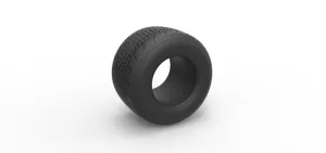 Diecast Dirt Sprint racing tire 19 Scale 1:25