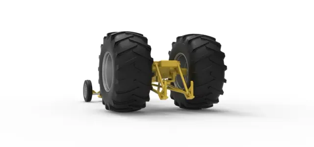 Vintage Pulling tractor Base Version 2 Scale 1:25 — Фото 15 из 24