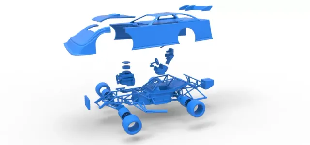 Super Dirt Late model for Pavement Scale 1:25 — Image 28 of 31