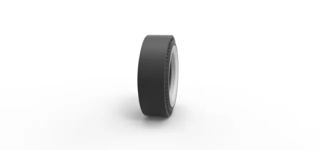 Whitewall rear tire of vintage dragster Version 1 Scale 1:25 — Фото 3 из 10