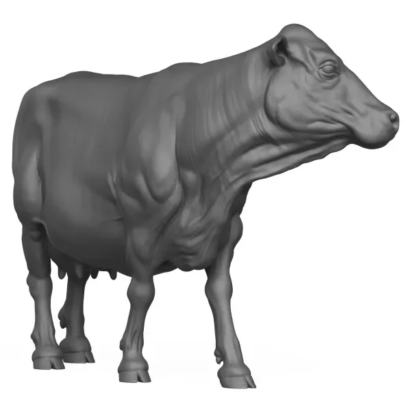 3D Printable Milking Cow — Фото 4 из 7
