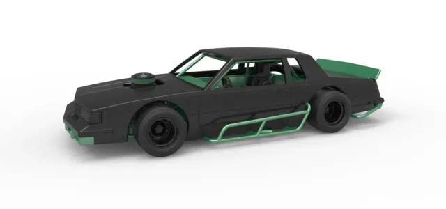 Diecast vintage Asphalt Modified stock car Scale 1:25 — Фото 31 из 31