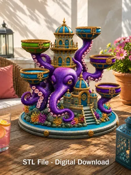 Kraken Citadel Organizer STL File for 3D Print — Фото 4 из 16