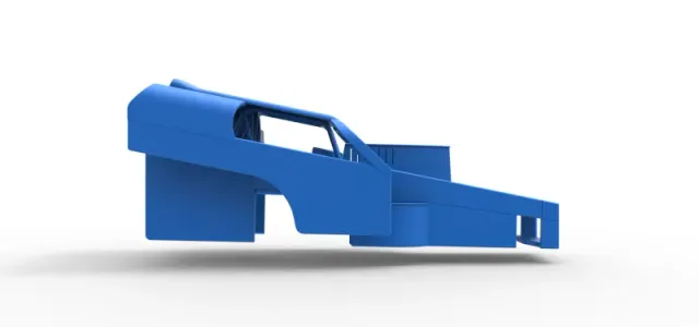 Shell of Vintage Dirt Modified stock car Version 2 Scale 1:25 — Image 13 of 17