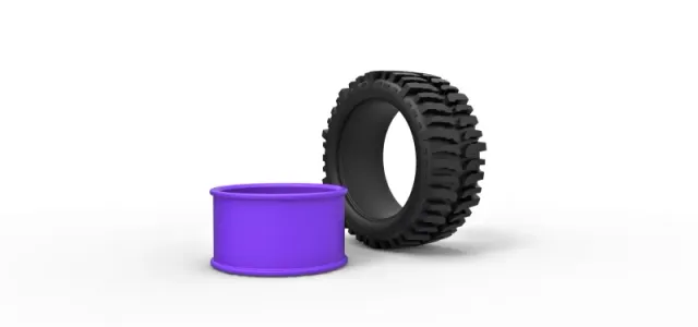 Diecast offroad wheel for lifted trucks — Фото 7 из 7