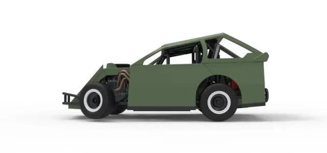 Mod Lite Race car while turning Version 2 Scale 1:25 — Фото 9 из 28