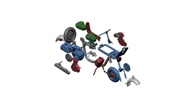 Lambretta motorcycle from the 1960s model — Фото 7 из 11