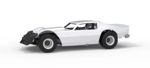 Vintage Dirt late model Race car Version 3 Scale 1:25