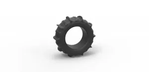 Diecast Dune buggy rear tire 4 Scale 1 to 10