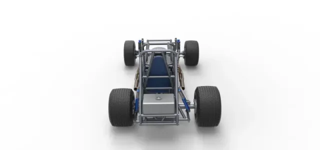 Vintage Dirt Modified stock car Base Version 5 Scale 1:25 — Фото 17 из 27