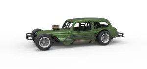 Vintage Asphalt Modified stock car V7 Scale 1:25