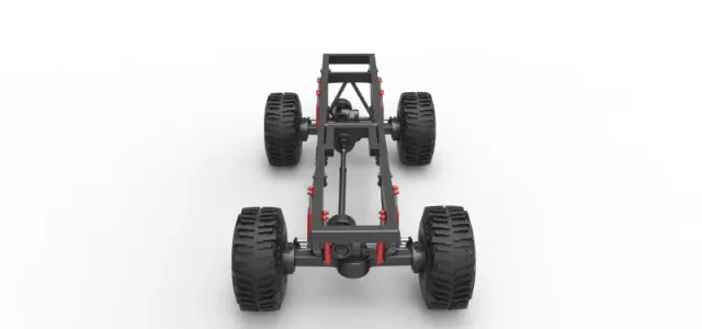 Chassis of Wheel Standing Mega Truck Scale 1:25 — Фото 7 из 23
